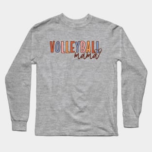 Volleyball Mama, Volleyball Mom, Match Game Day Long Sleeve T-Shirt